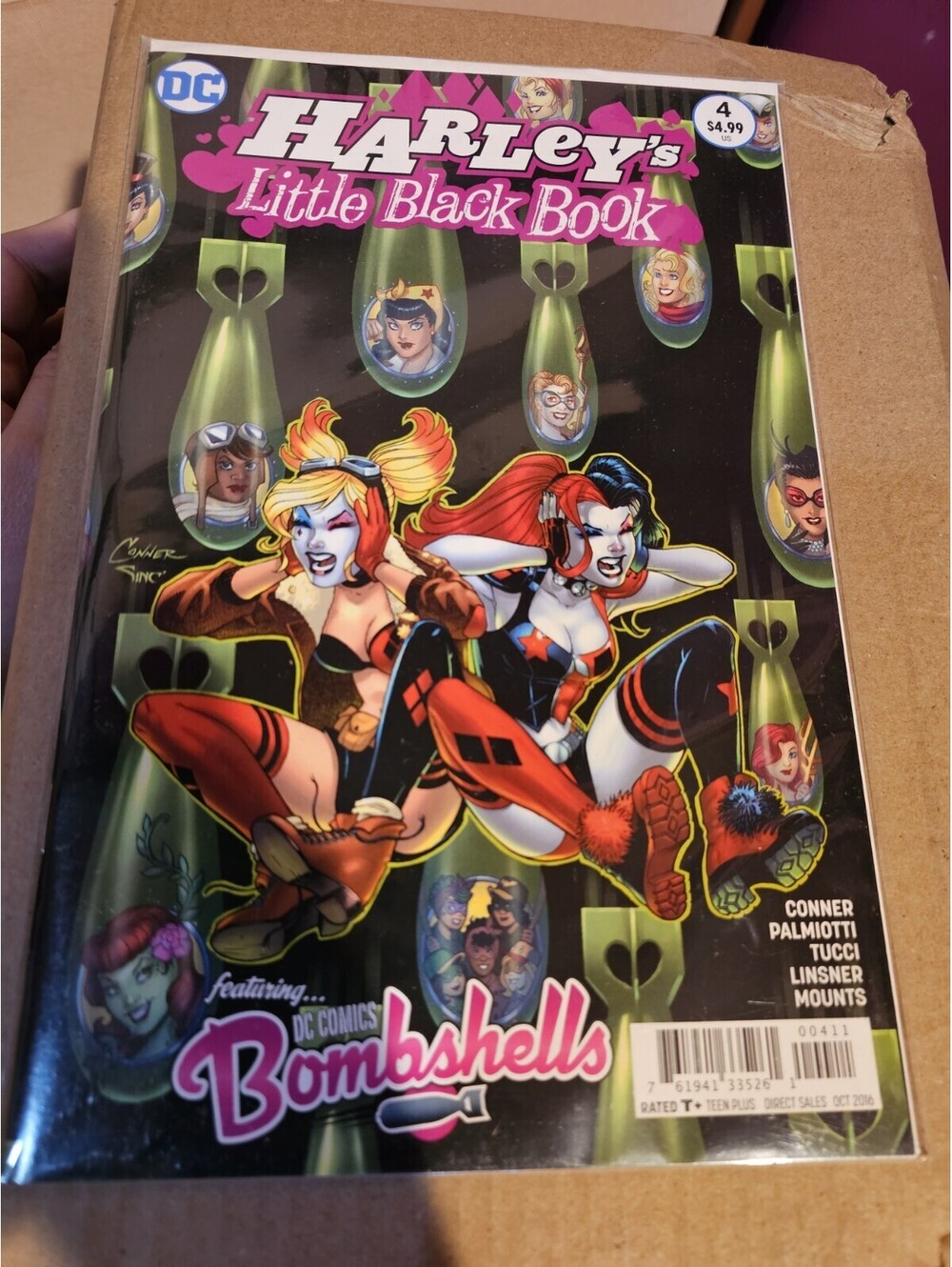 Harley's Little Black Book #4 2016 Featuring Dc Comics Bombshells